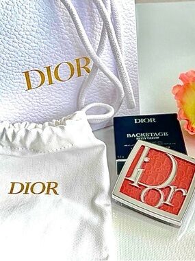 NWT DIOR Bundle Backstage Bundle Rosewood Glow Blush +Dior Pouch+ Dior Gift bag